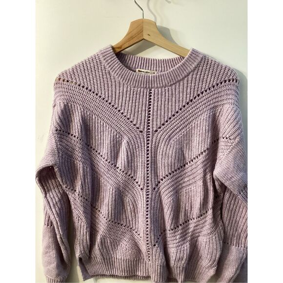 Marine layer Olivia Lavender Heather Cashmere Blend Sweater - Picture 5 of 14